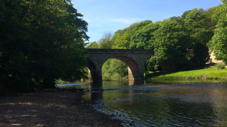 Bridge over a river